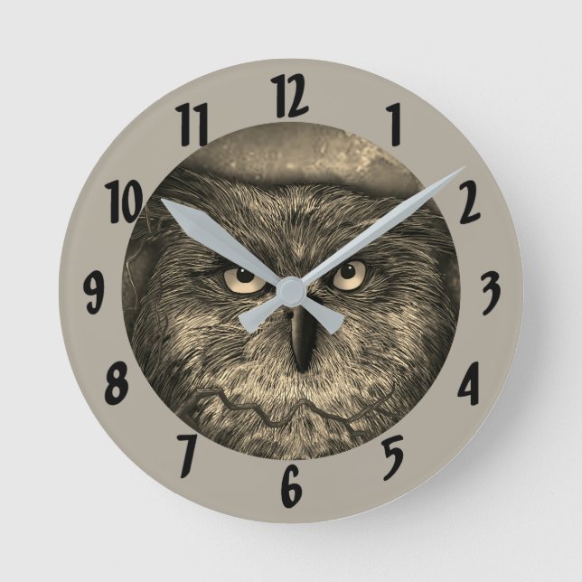 Horloge Great Owl (Recto)