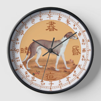 Horloge Grise chinoise (竹 蔭 西 猊 狗 圖) Giuseppe Castiglione