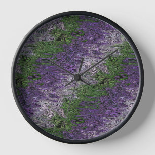 Horloge Grungy Super Funky Trippy Genderqueer Pride