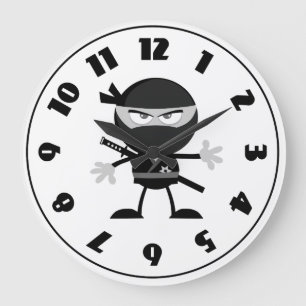 Horloge Guerrier Ninja Colérique