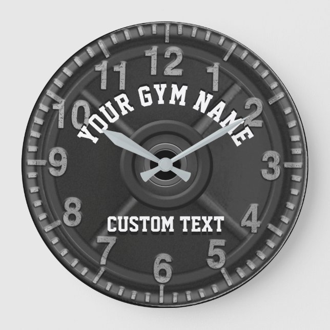 Horloge Gym Personnalisée (Recto)