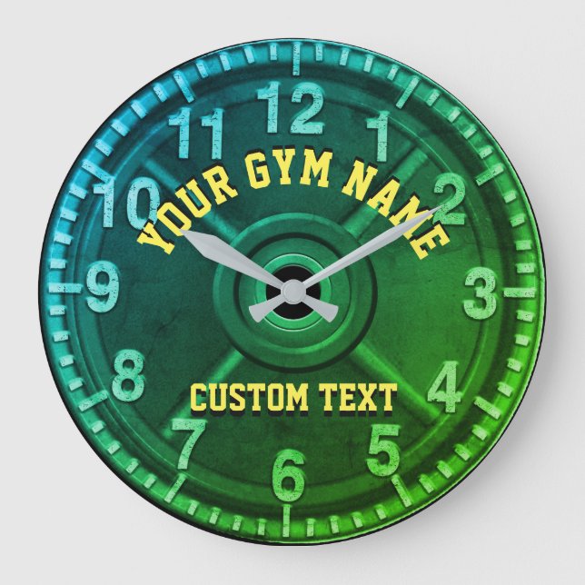 Horloge Gym Personnalisée (Recto)