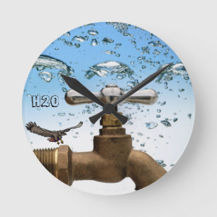 Horloge H2o eau