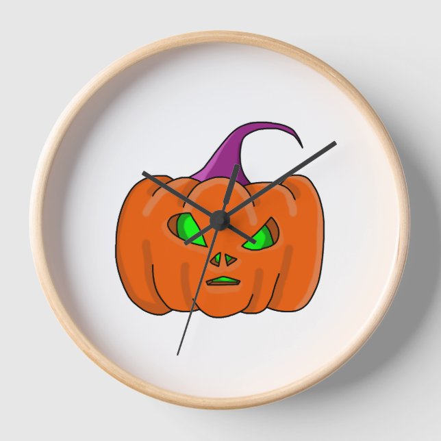 Horloge Halloween Alpaca (Recto)