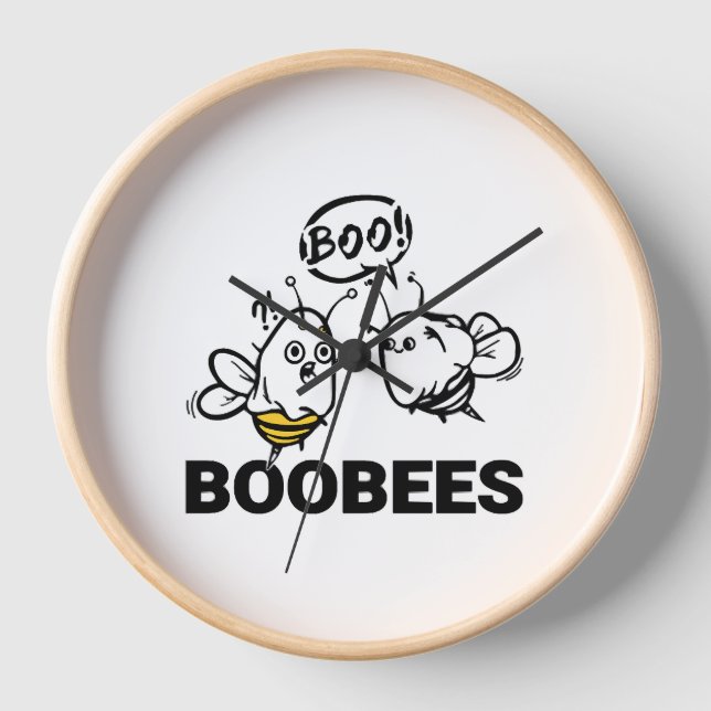 Horloge Halloween BooBees (Recto)