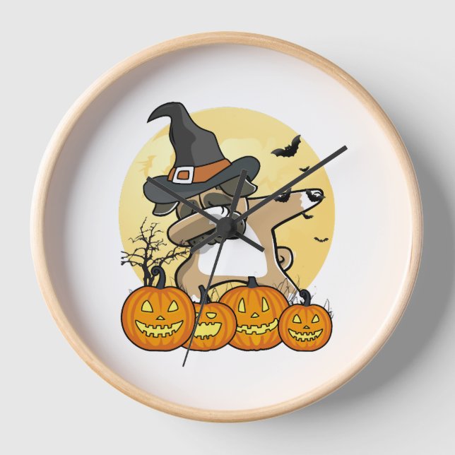 Horloge Halloween Carlin Dabbing (Recto)
