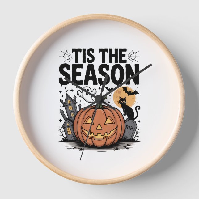 Horloge Halloween de la saison (Recto)
