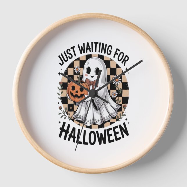 Horloge Halloween de la vache des Highlands (2) (Recto)