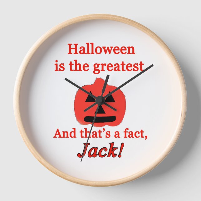 Horloge halloween est le plus grand (Recto)