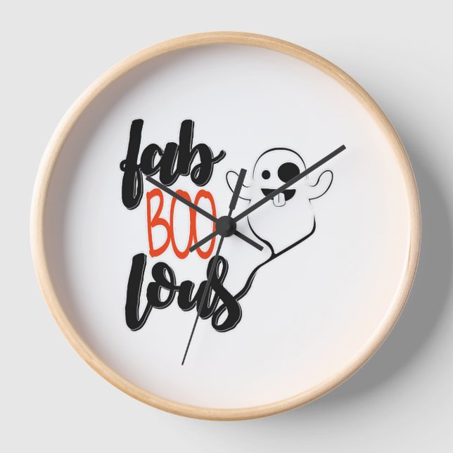Horloge Halloween Ghost (Recto)