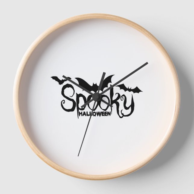 Horloge Halloween Halloweentee halloween idées de fête (Recto)
