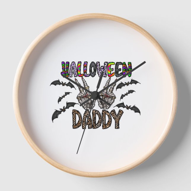 Horloge Halloween papa (Recto)
