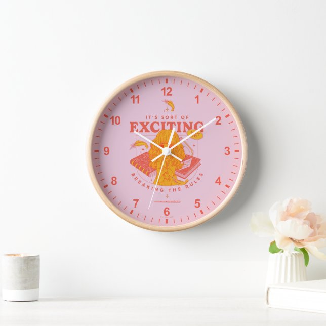 Horloge HARRY POTTER™ | Hermione Granger C'est excitant (Maison)