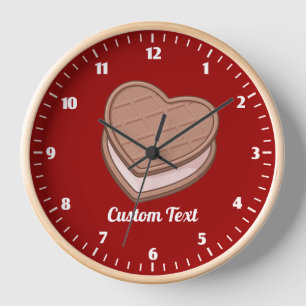 Horloge Heart Biscuit