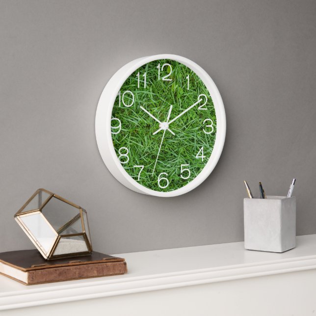 Horloge Herbe verte (Bureau)