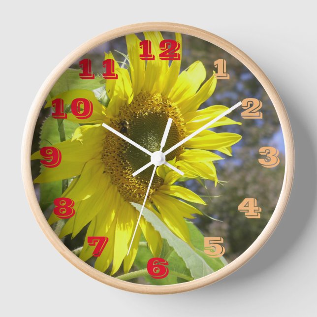 Horloge Heure du tournesol (Recto)