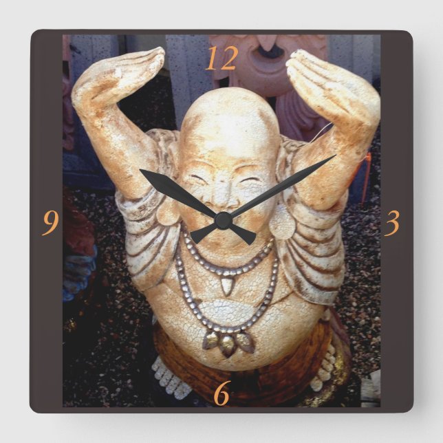 horloge heureuse de sourire de Bouddha (Recto)