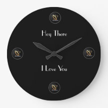 Horloge 'Hey Là Je T'Aime'