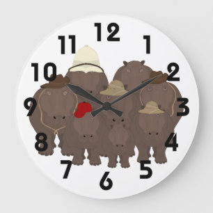 Horloge Hippo