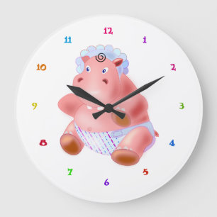 Horloge Hippo bébé