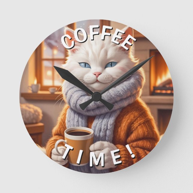 Horloge horaire du café du chat (Recto)