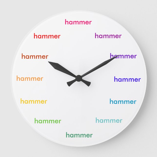 Horloge horaire du marteau (Recto)