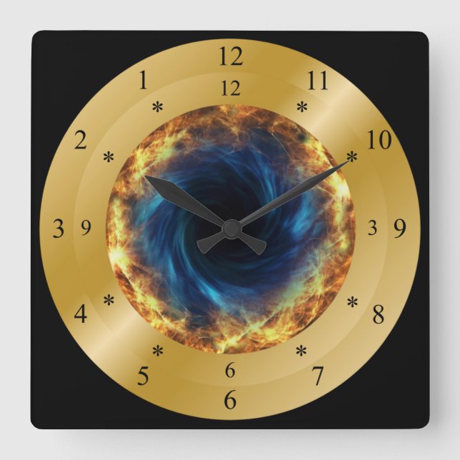 Horloge horaire ~ Trou noir de feu ~ * ~ ~ ~ (Recto)
