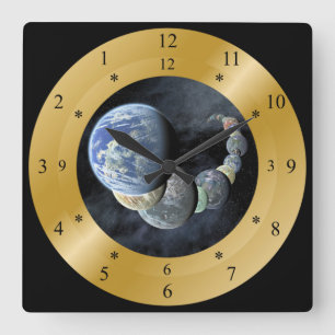 Horloge horaire ~ Visiter la Terre Comme des planè