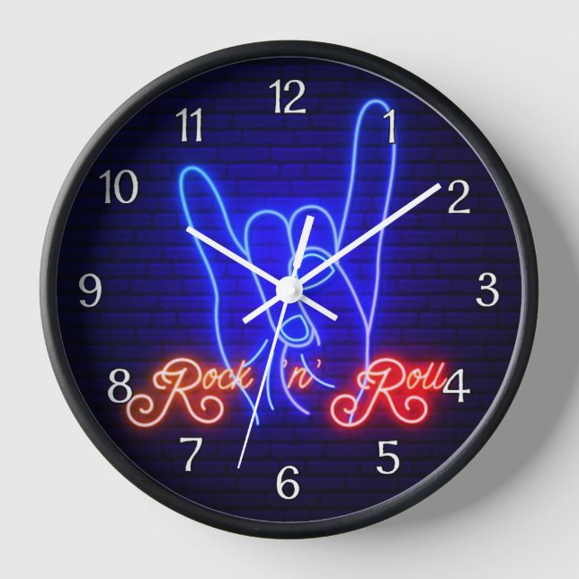 Horloge Hornes Up Rock 'n Roll (Recto)