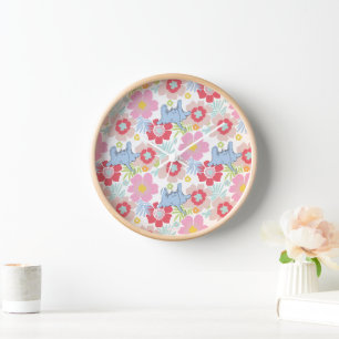 Horloge Horton Hears A Who   Motif Fleur Pastel