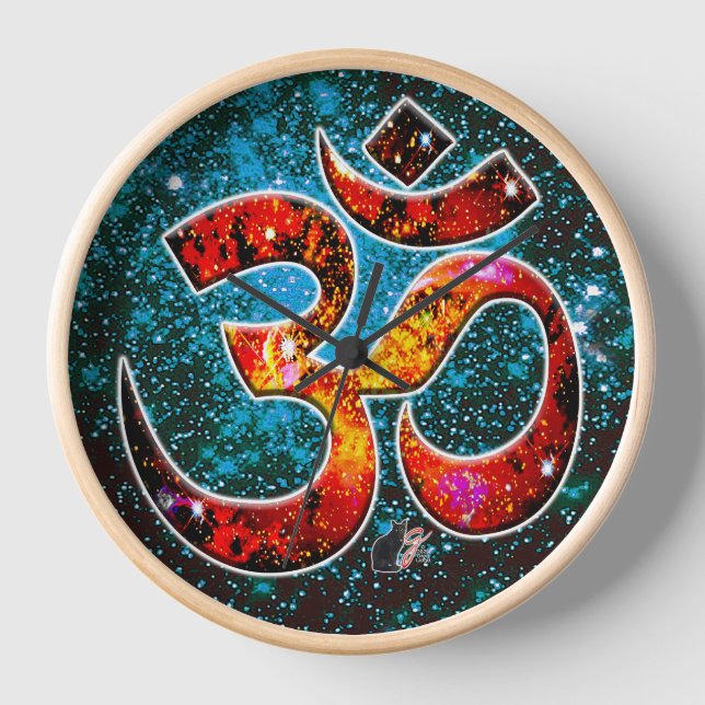 Horloge Hum OM universel (Recto)