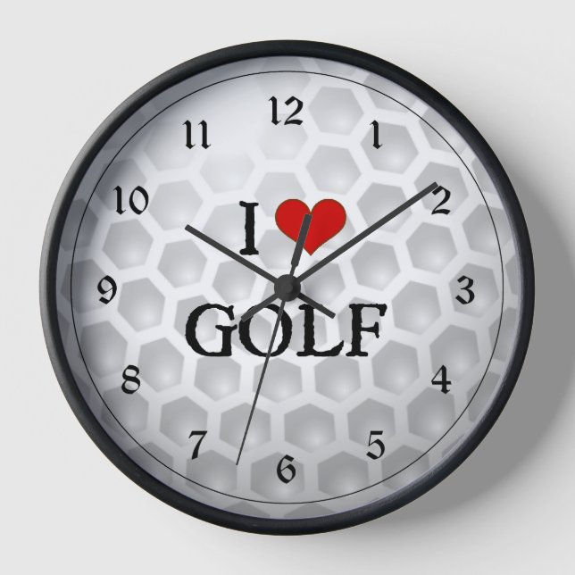Horloge I Love Golf (Recto)