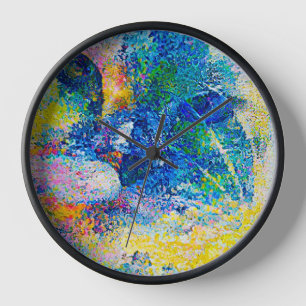 Horloge Impression Abstraite dynamique