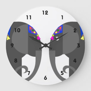 Horloge indienne des éléphants
