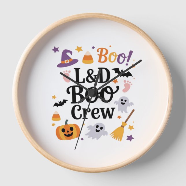 Horloge Infirmière du travail et de la prestation Hallowee (Recto)
