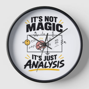 Horloge Ingénieur électricien Ce n'est pas de la magie - J