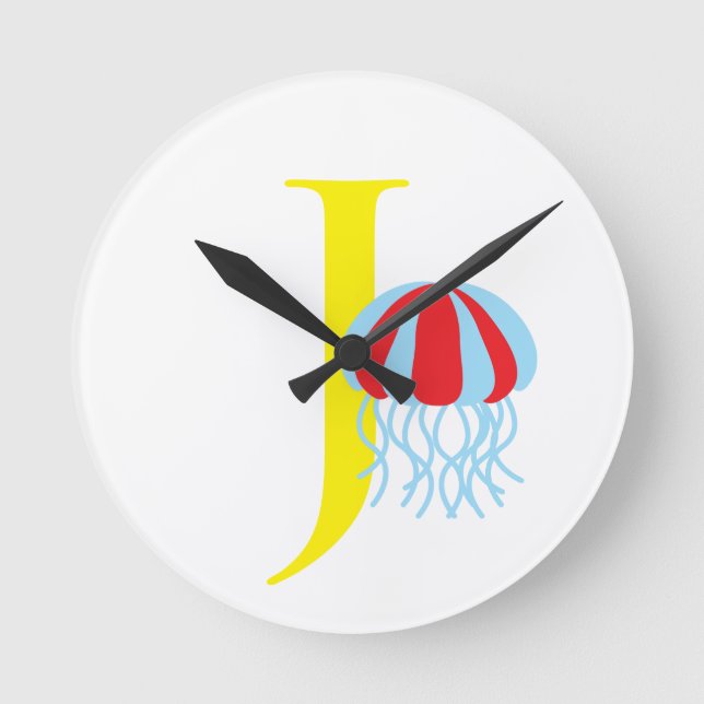 Horloge initiale de la lettre J (Recto)