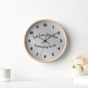 Horloge Inspirationnel : Notre temps ensemble est une cita