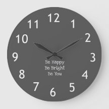 Horloge inspirée de citation