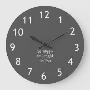 Horloge inspirée de citation