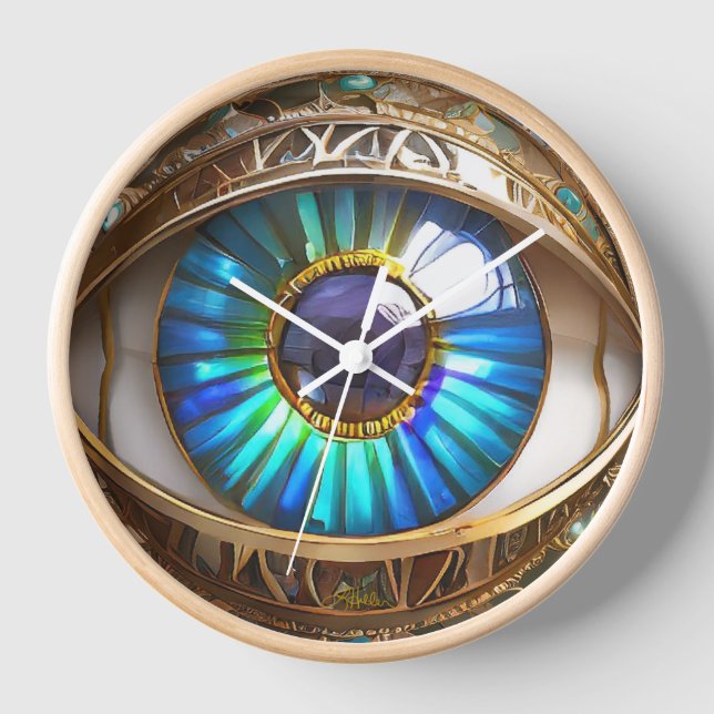 Horloge J'ai mon troisième oeil sur toi (Recto)