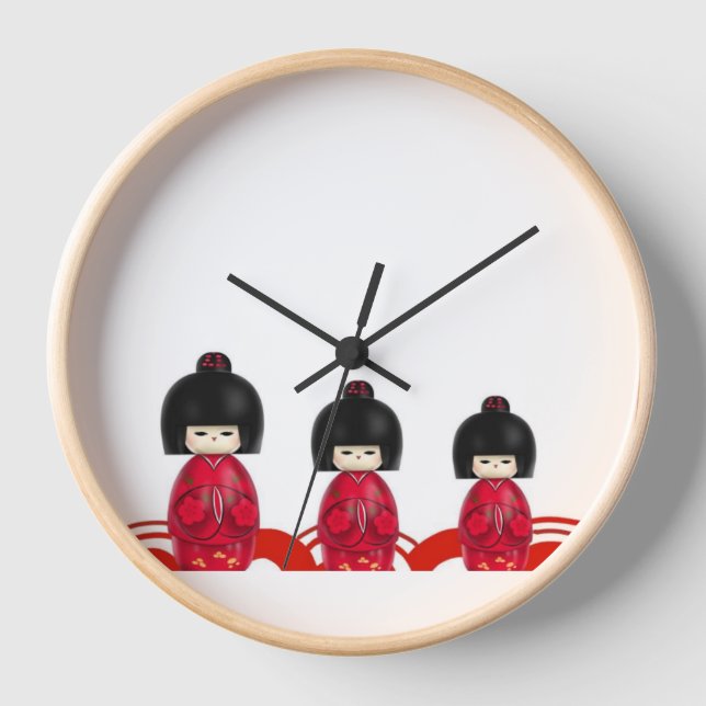 Horloge Japanese Traditional Beautiful (Recto)