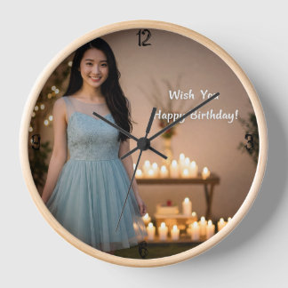 Horloge je vous souhaite bonne fête