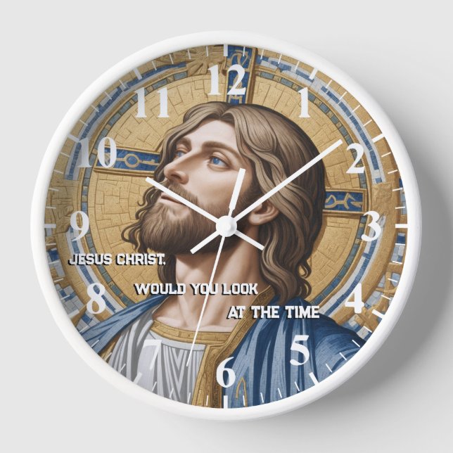 Horloge Jésus-Christ voudriez-vous regarder le Time Gold B (Recto)
