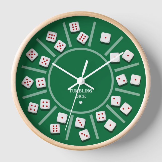 Horloge Jeu table dés 24h/24 (Recto)