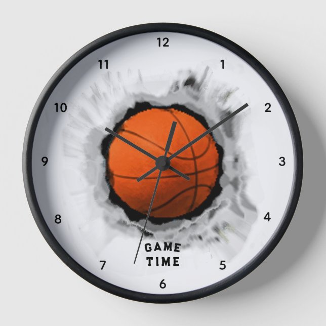 Horloge Jeux de basket-ball (Recto)