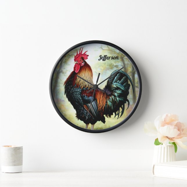 Horloge Joli Cochin Rooster (Maison)