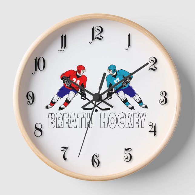 Horloge Joueurs de hockey (Recto)