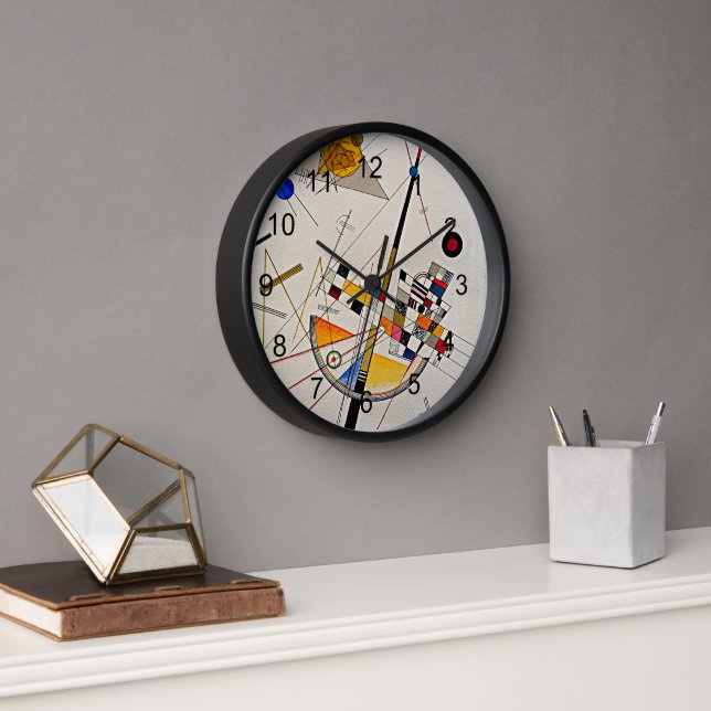Horloge Kandinsky - Délicate tension (Bureau)
