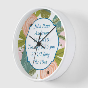 Horloge La faune et la flore
